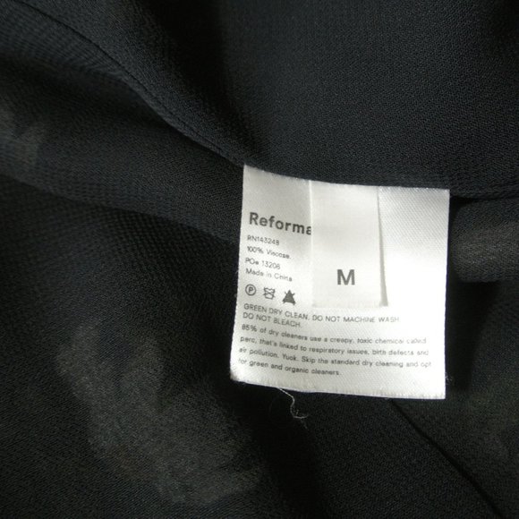 NWT Reformation Carina Wrap Dress In Celeste Size M #762 - Picture 12 of 12